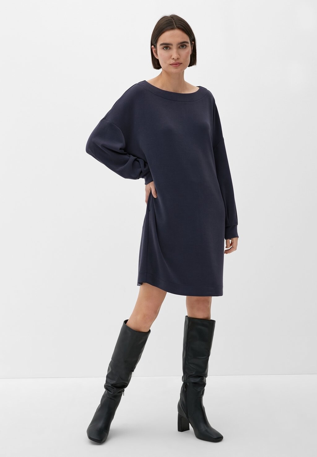 

Повседневное платье s.Oliver BLACK LABEL, цвет navy