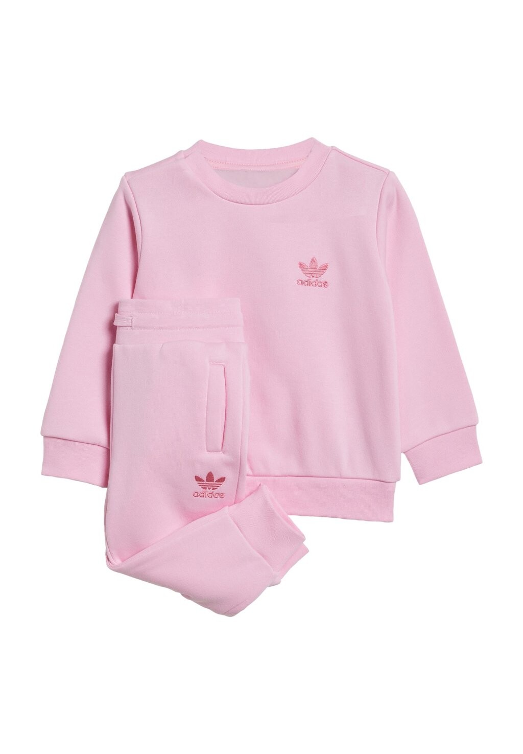

Спортивный костюм CREW INFANT UNISEX SET adidas Originals, цвет true pink