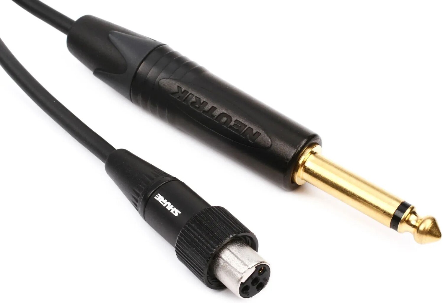

Инструментальный кабель Shure WA305 Premium с разъемом 1/4 дюйма на TA4F для беспроводного поясного передатчика