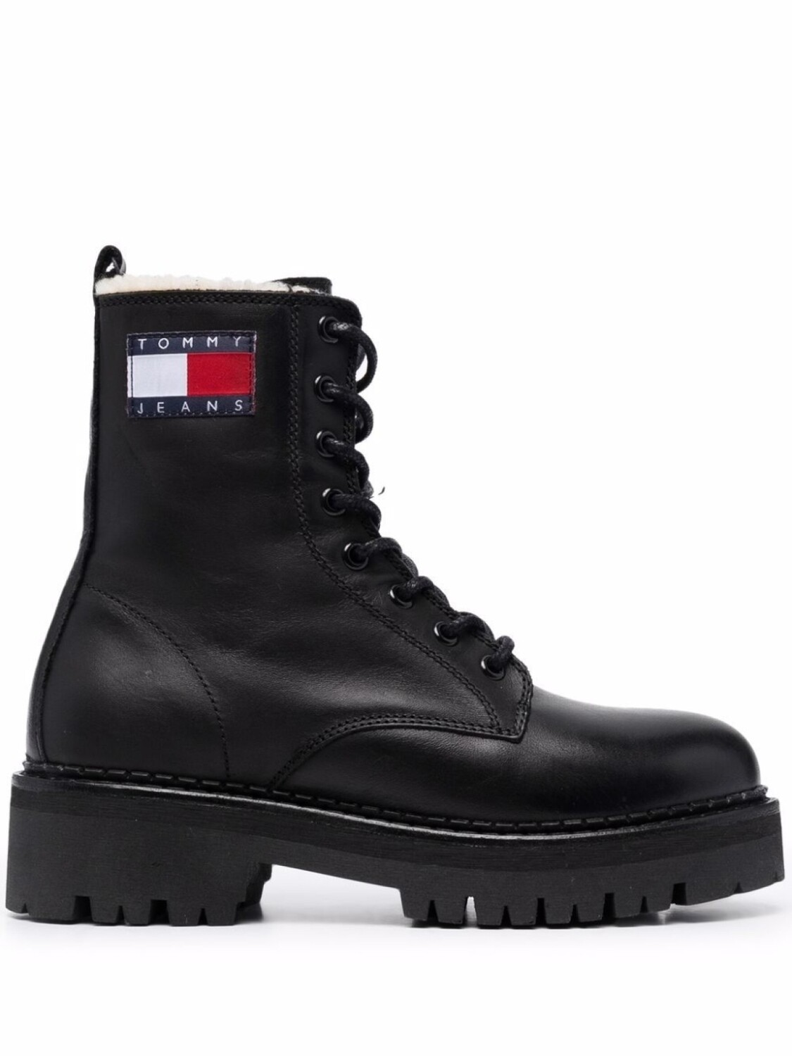

Tommy Jeans ботинки на шнуровке с логотипом, черный