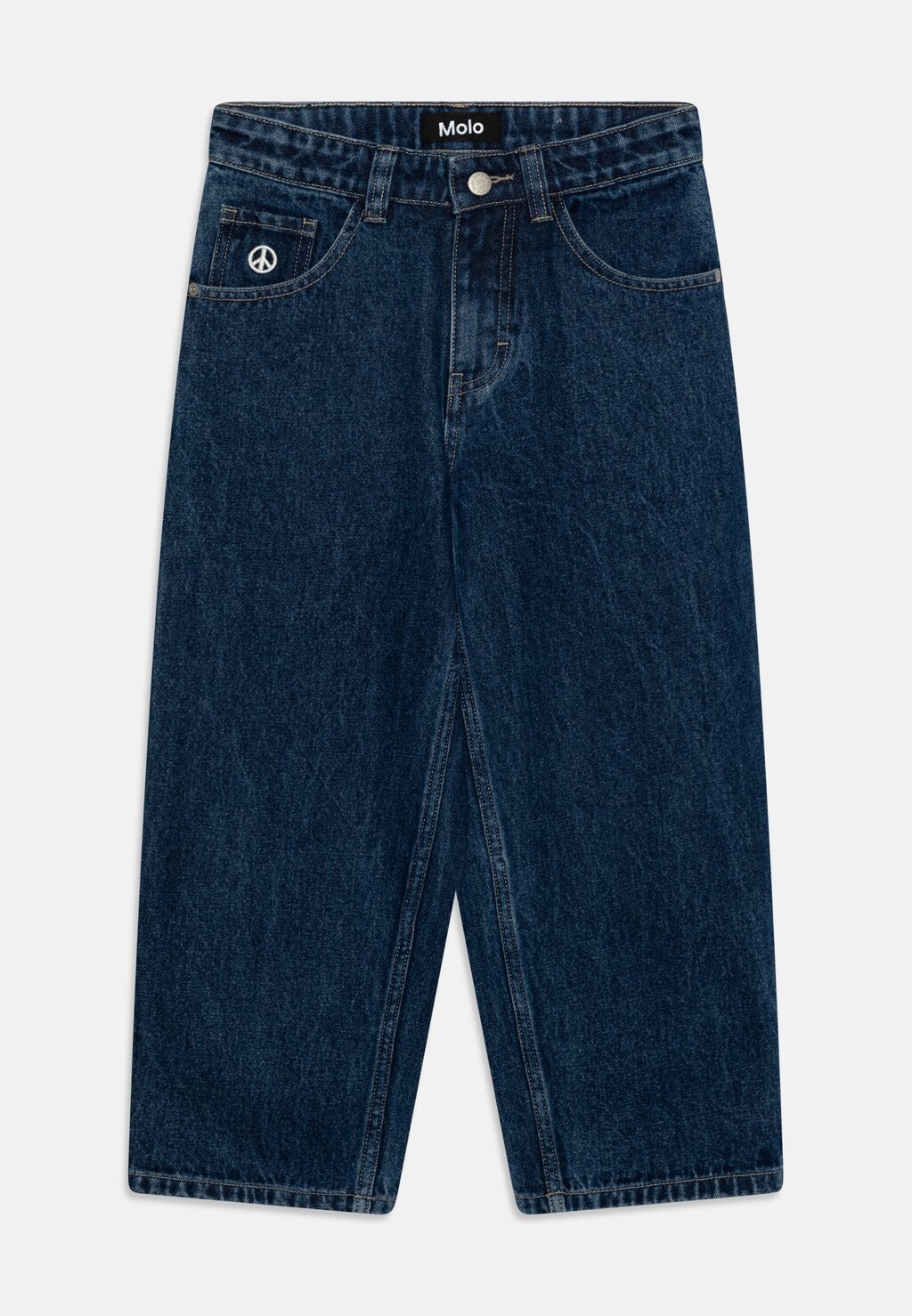 

Джинсы свободного кроя ASKA Molo, цвет blue denim