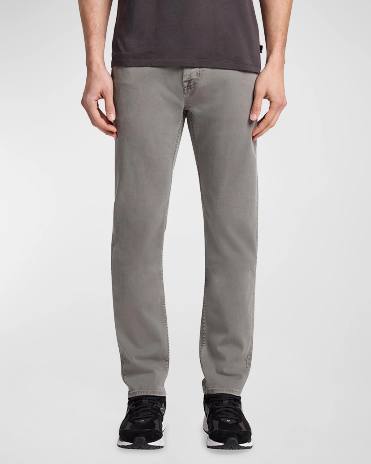 

Мужские узкие джинсы из эластичного денима 7 for all mankind, цвет Dusty Grey