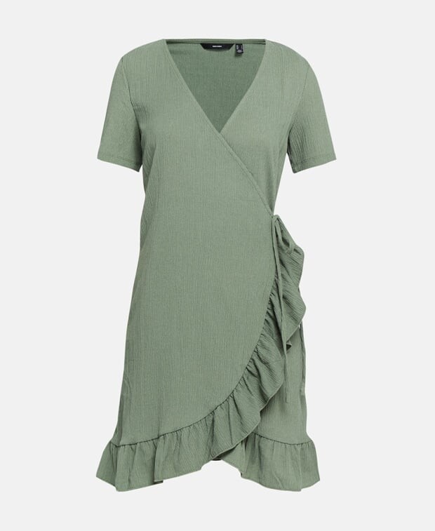 

Платье с запахом Vero Moda, темно-зеленый