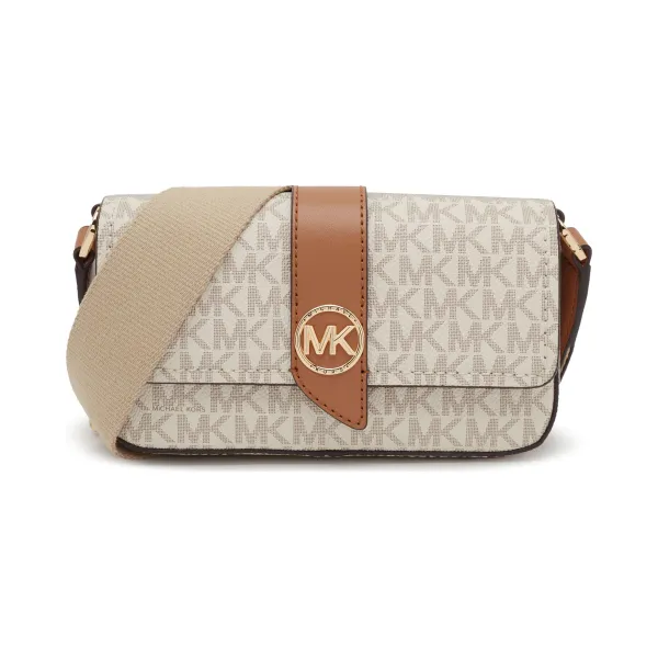 

Очень маленькая сумка-мессенджер Greenwich с логотипом Michael Kors, бежевый