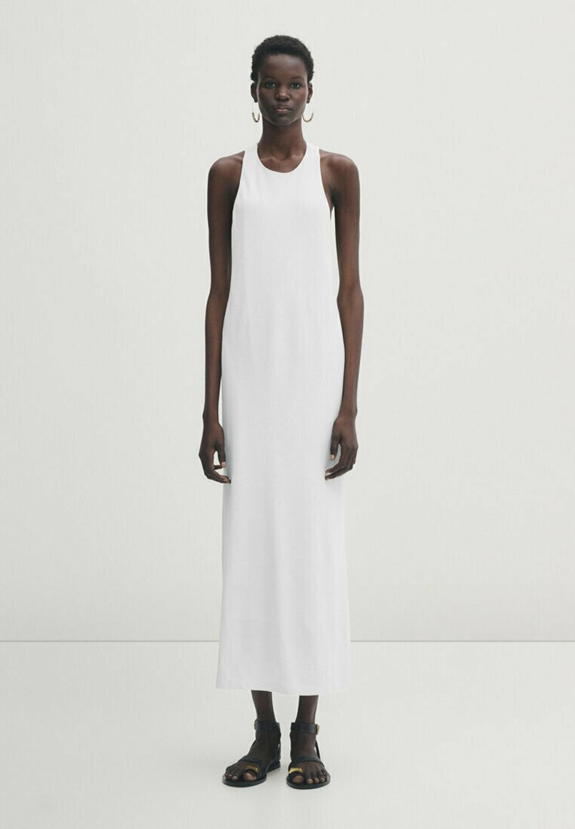 

Повседневное платье Massimo Dutti, бежевый