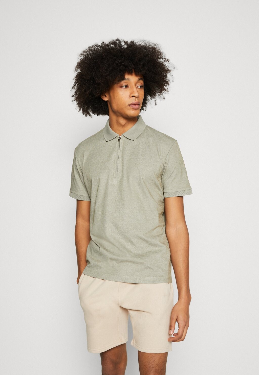 

Рубашка-поло SLHFAVE SS Selected Homme, цвет burnt olive