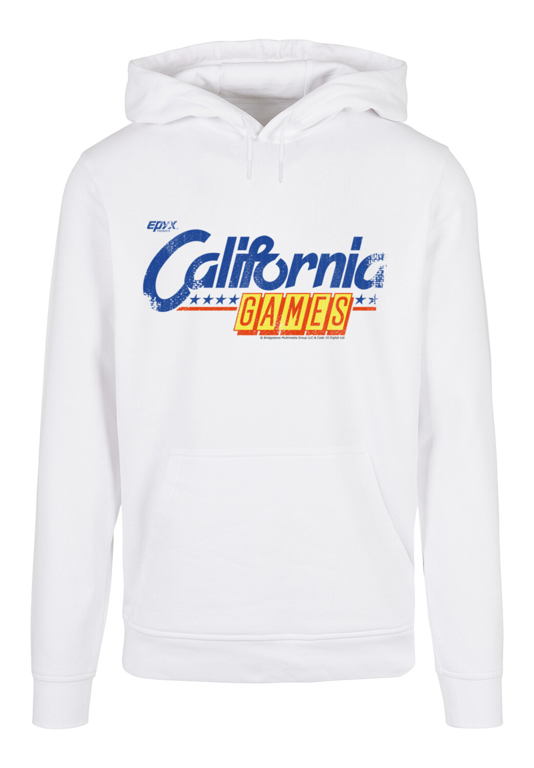 

Пуловер F4NT4STIC Basic Hoodie Retro Gaming California GAMES LOGO, белый