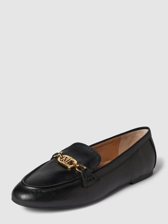 

Пенни лоферы с перемычкой модель AVERI Lauren Ralph Lauren, черный