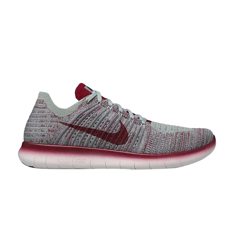 

Кроссовки Nike Gyakusou x Wmns Free RN Flyknit 'Team Red', серый