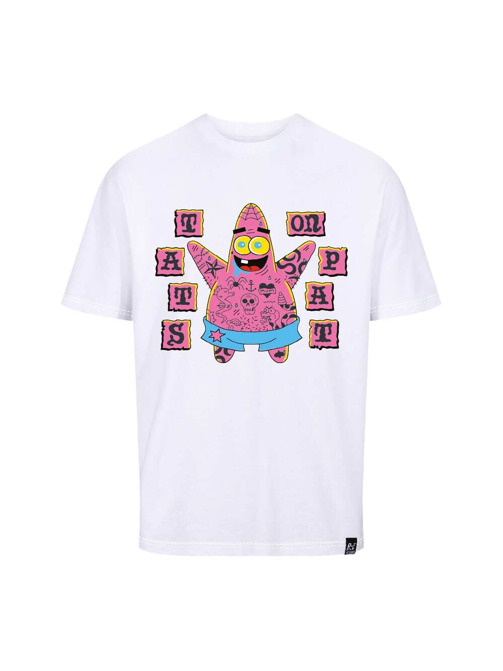 

Футболка Recovered Spongebob Tats On Pat, белый