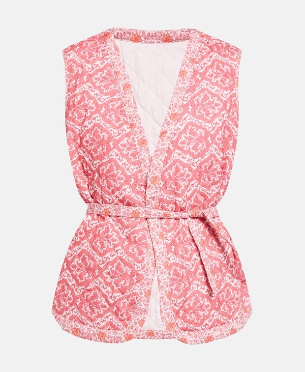 

Двусторонний стеганый жилет Vero Moda, розовый