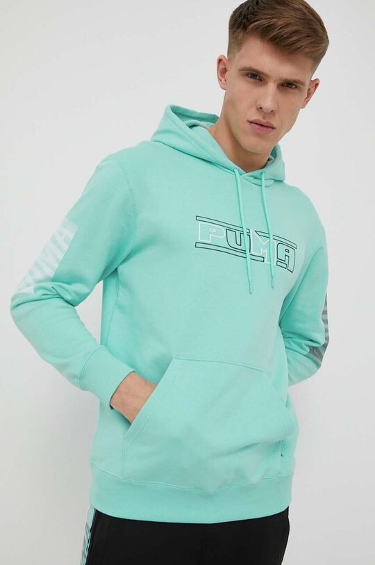 

Хлопковая толстовка Puma, бирюзовый, Зеленый
