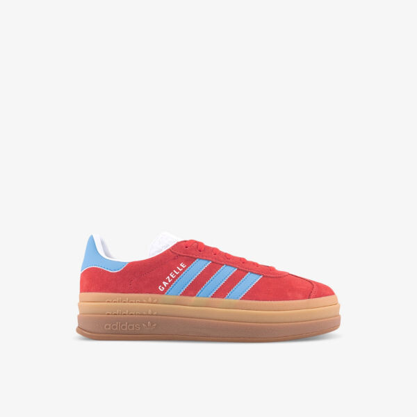 

Замшевые кроссовки Gazelle Bold с 3 полосками на низкой платформе Adidas, синий