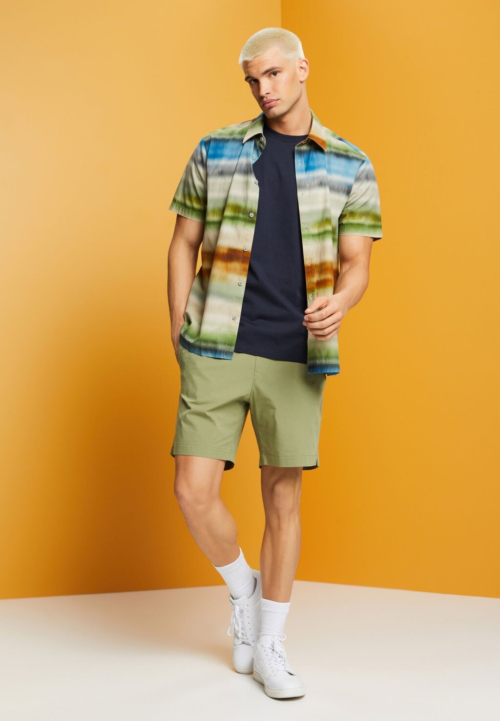 

Рубашка Esprit Collection, зеленый