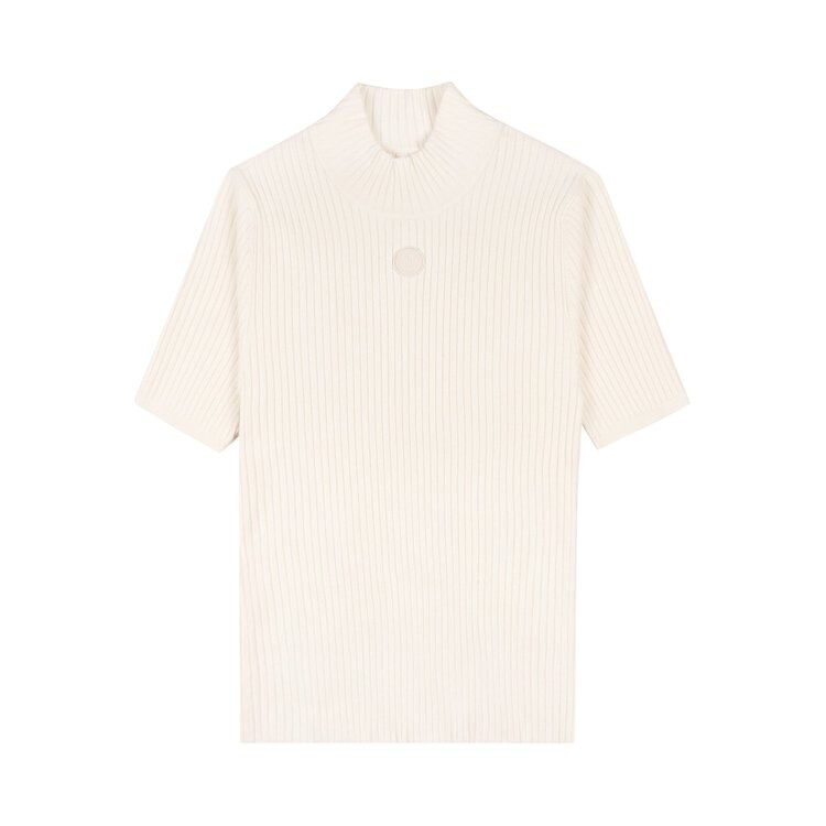 

Футболка Sporty & Rich SRHWC Ribbed 'Cream', кремовый, Бежевый