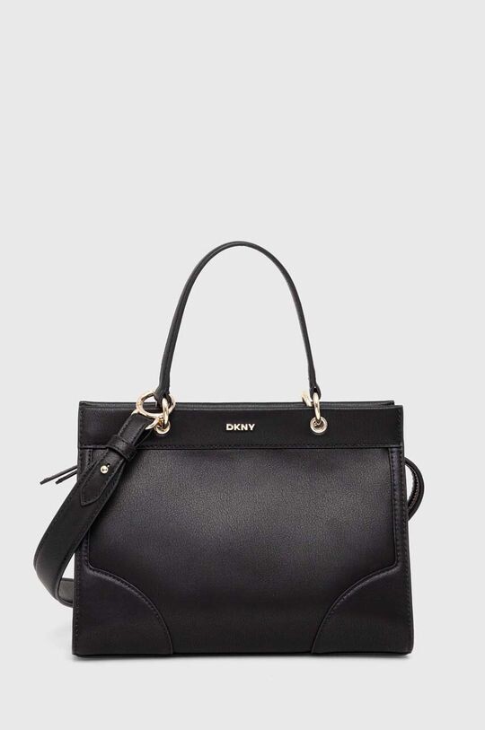 

Кожаная сумочка DKNY, черный