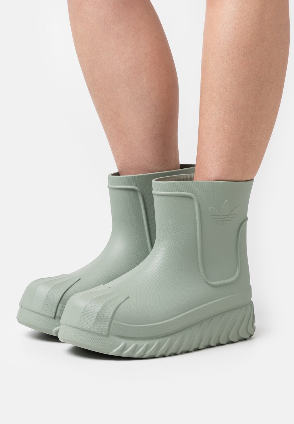 

Резиновые сапоги ADIFOM SUPERSTAR BOOT adidas Originals, серебристо-зеленый/сердце-черный