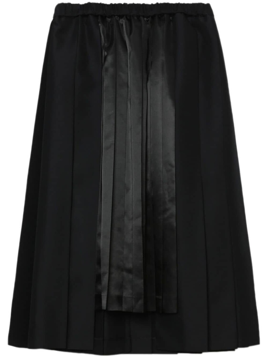 

Black Comme Des Garçons плиссированная юбка миди, черный