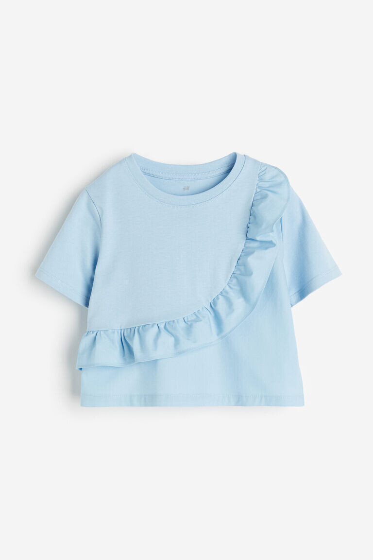 

Топ с оборками H&M, синий