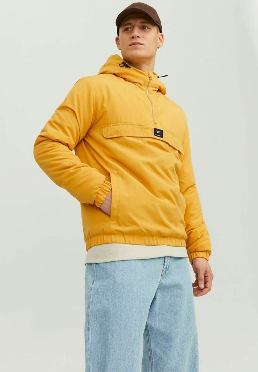 

Ветровка Jack & Jones ПОЛОВИННАЯ МОЛНИЯ, цвет honey gold
