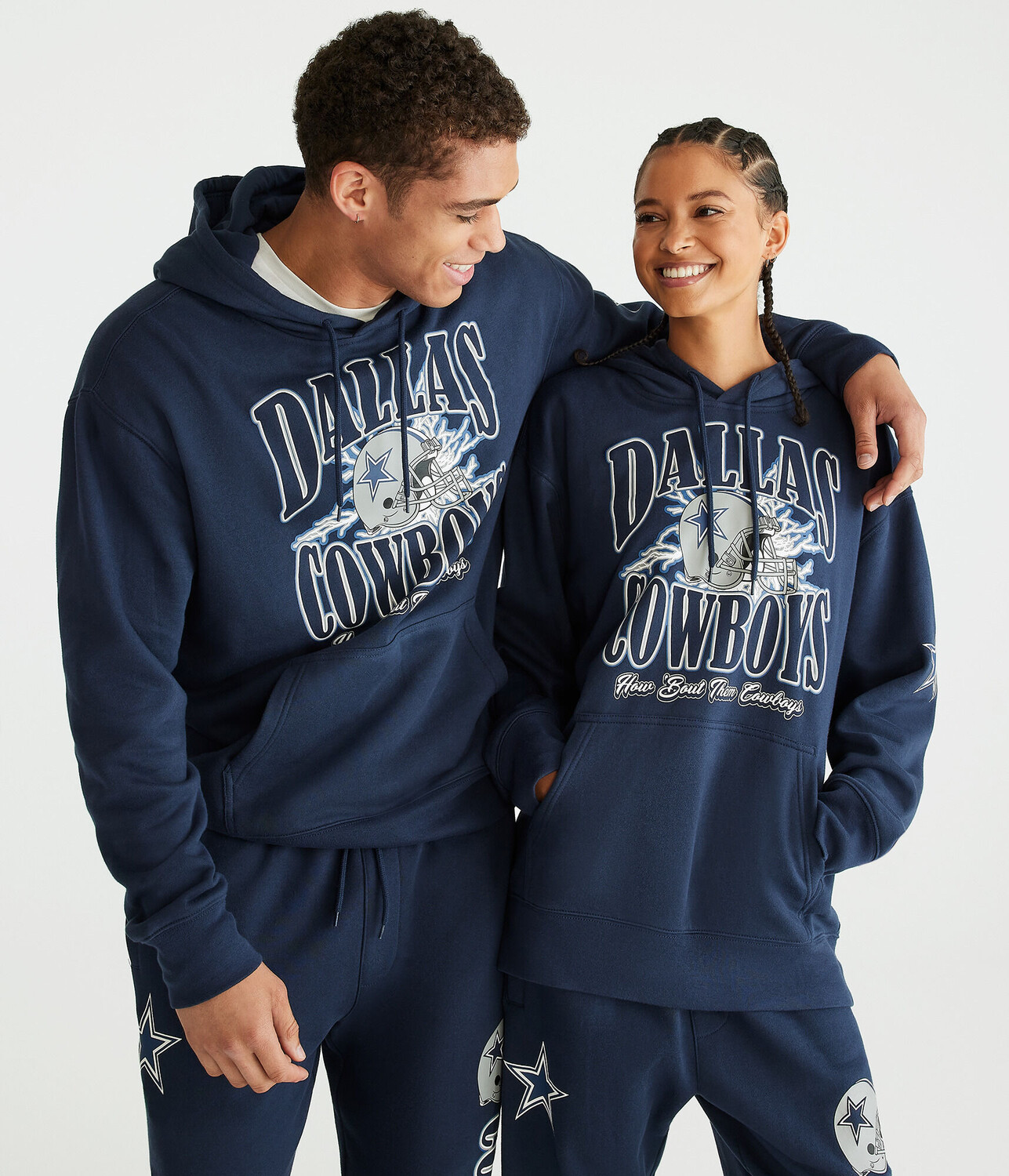

Пуловер с капюшоном Dallas Cowboys Aeropostale, синий