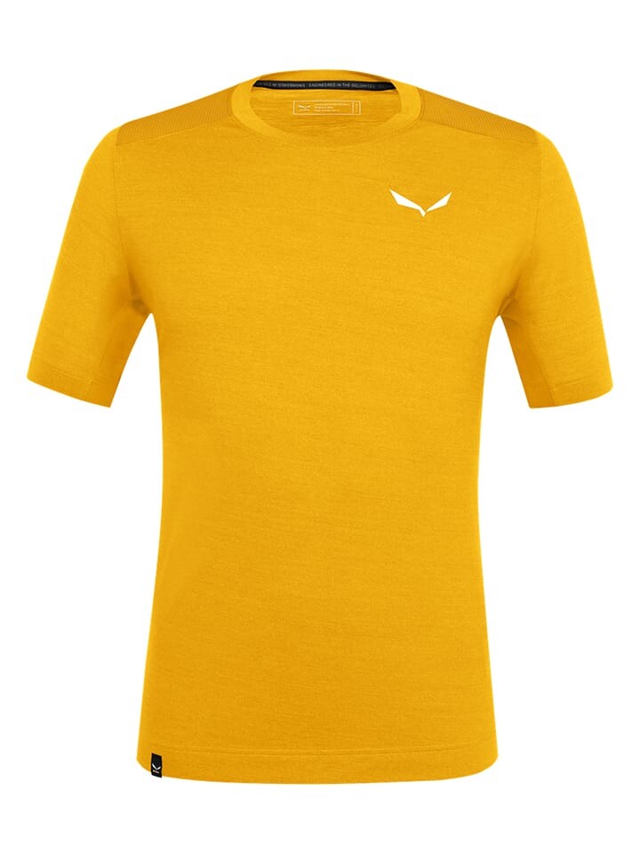 

Спортивная футболка Salewa Funktionsshirt Agner, желтый