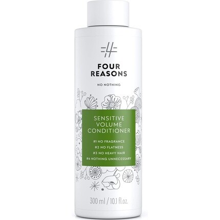 

No Nothing Sensitive Volume Conditioner Кондиционер для объема без отдушек придает редеющим волосам густоту 300мл, Серый, No Nothing Sensitive Volume Conditioner Кондиционер для объема без отдушек придает редеющим волосам густоту 300мл