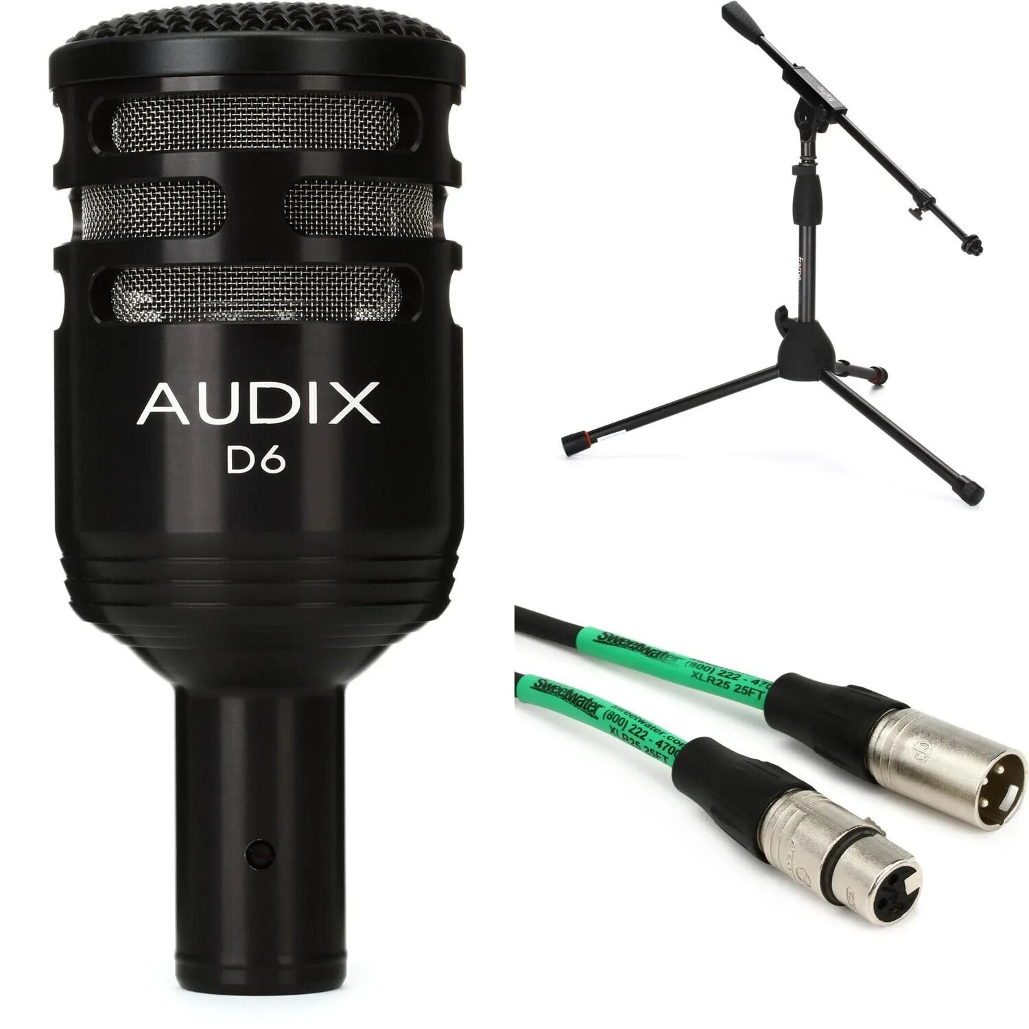 

Комплект микрофона для бас-барабана Audix D6 с подставкой и кабелем