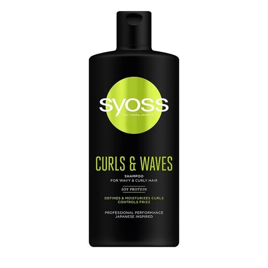 

Шампунь для волнистых и вьющихся волос, 440 мл Syoss, Curls & Waves