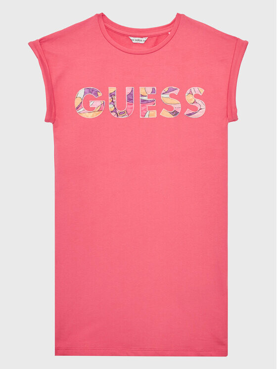

Платье на каждый день, стандартного кроя Guess, розовый