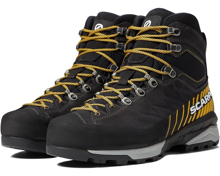 

Походные ботинки Scarpa Mescalito TRK GTX, цвет Dark Anthracite/Mustard
