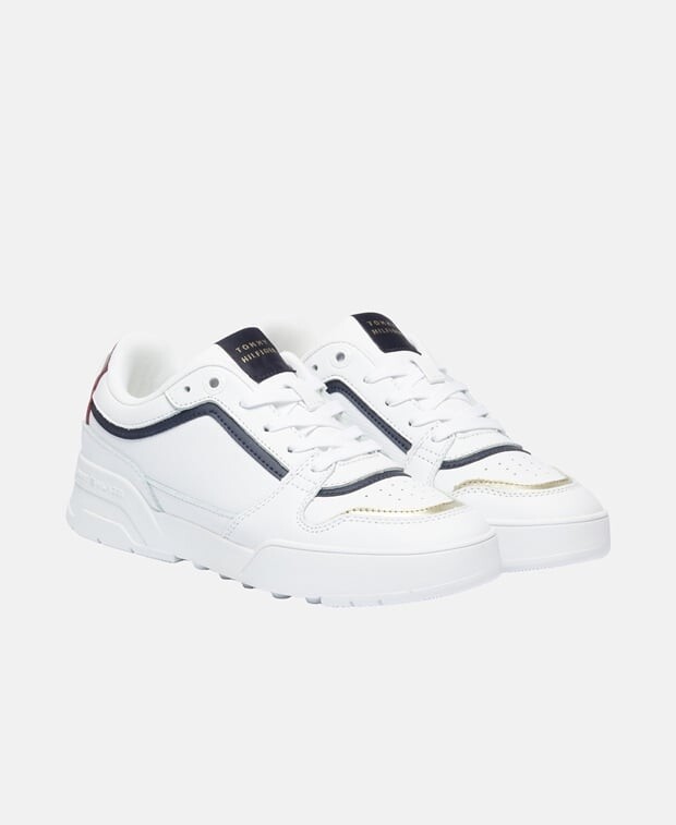 

Кроссовки Tommy Hilfiger, шерсть белый