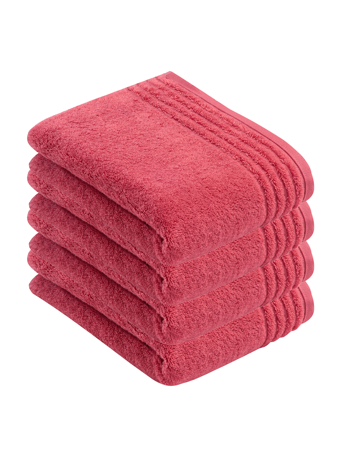 цена Полотенце для ванной Vossen 4er Pack, цвет maroon