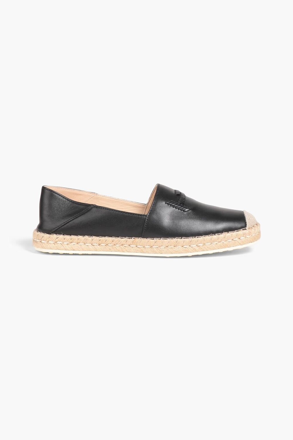 

Кожаные эспадрильи на складном каблуке Tod'S, черный