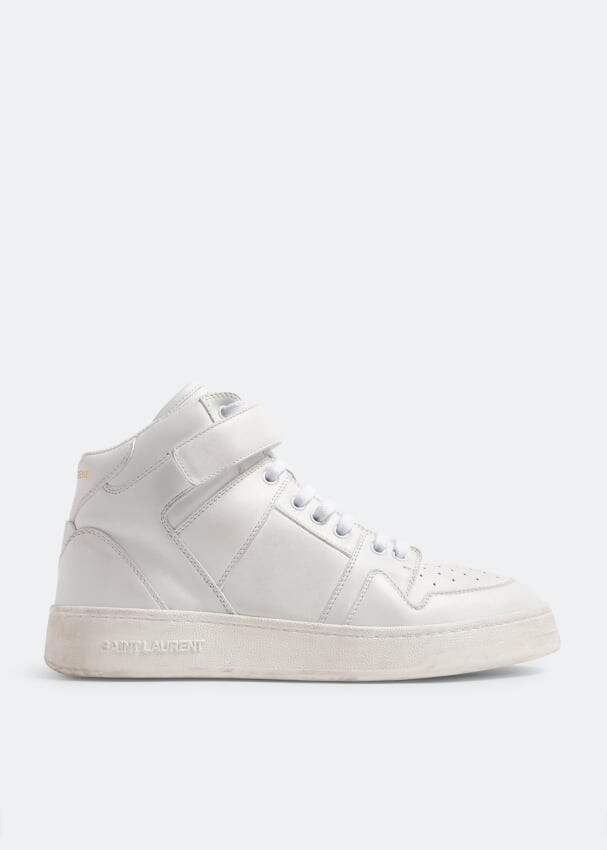 

Кроссовки Saint Laurent LAX Mid-Top, белый, Белый;серый, Кроссовки Saint Laurent LAX Mid-Top, белый