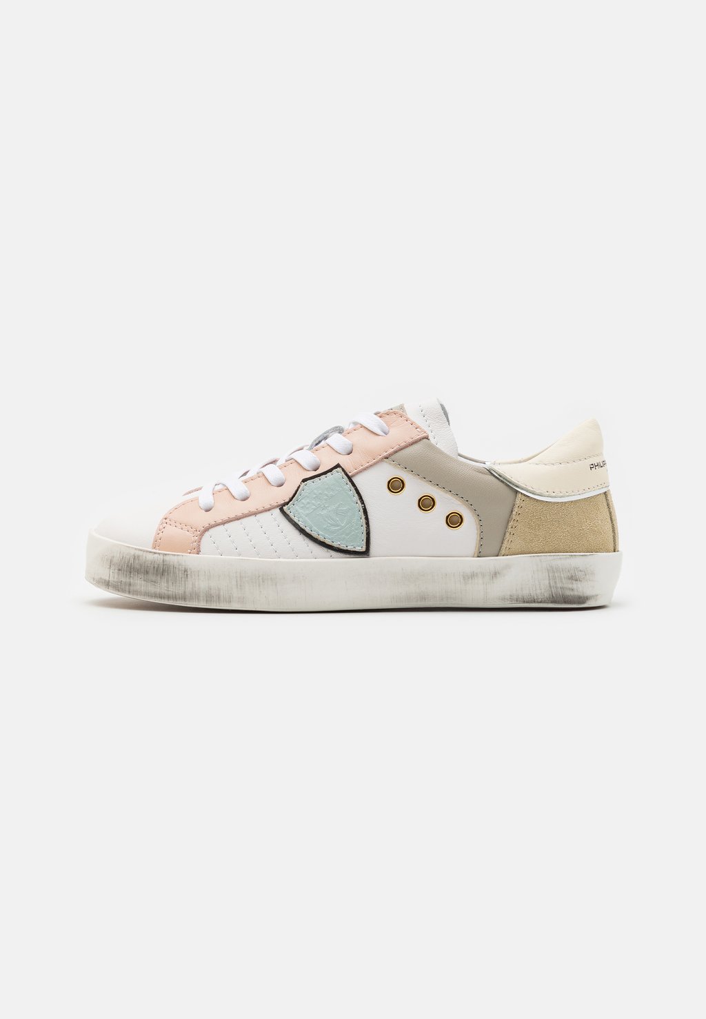 Полукеды Unisex Philippe Model, цвет white/pink/grey/beige/black/mint кроссовки mcgregor zapatillas grey beige white