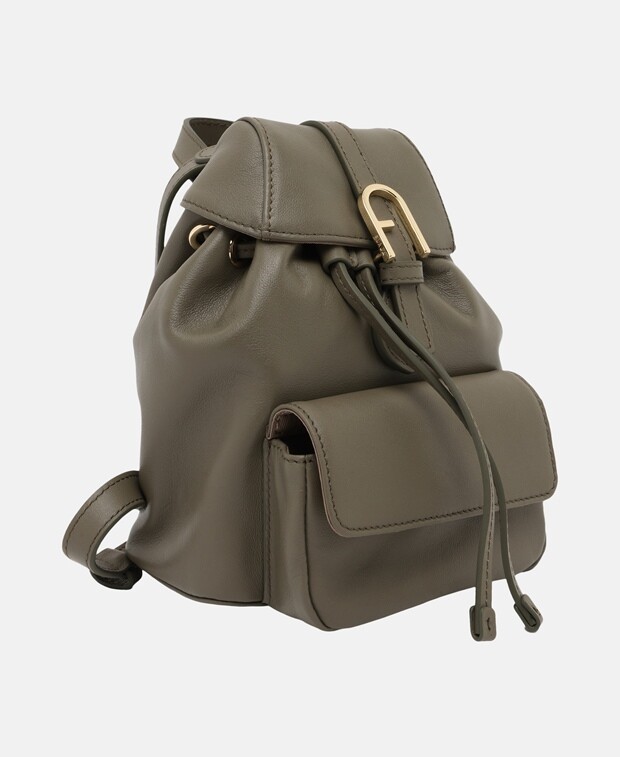 

Кожаный рюкзак Furla, бирюзовый