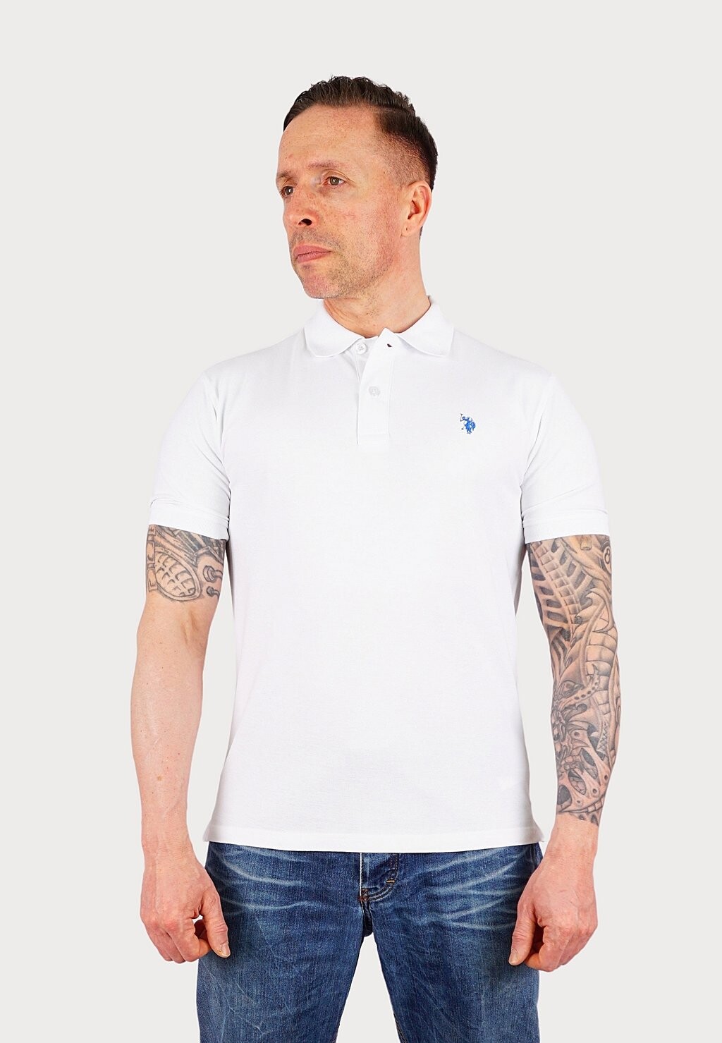 

Рубашка-поло Shortsleeve Basic U.S. Polo Assn., белый