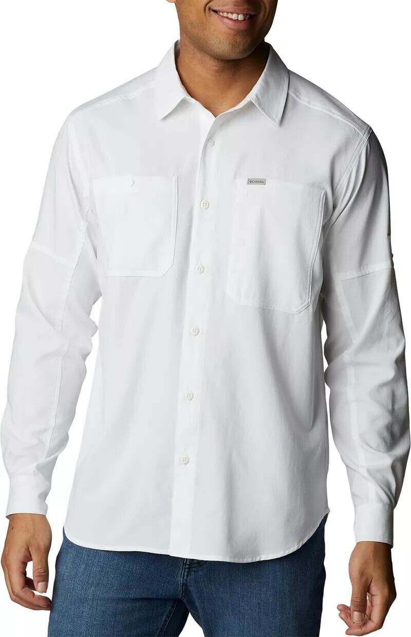 

Мужская рубашка с длинным рукавом Columbia Silver Ridge Utility Lite, белый