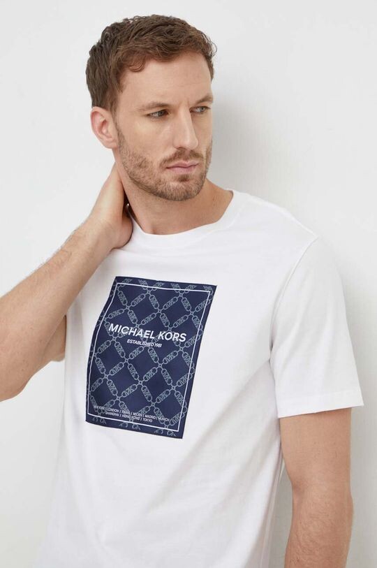 

Хлопковая футболка Michael Kors, белый