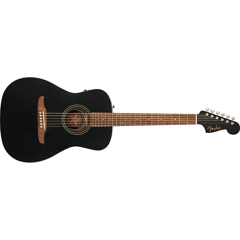 цена Акустическая гитара Fender Joe Strummer Campfire Acoustic Electric Guitar, Walnut, Matte Black