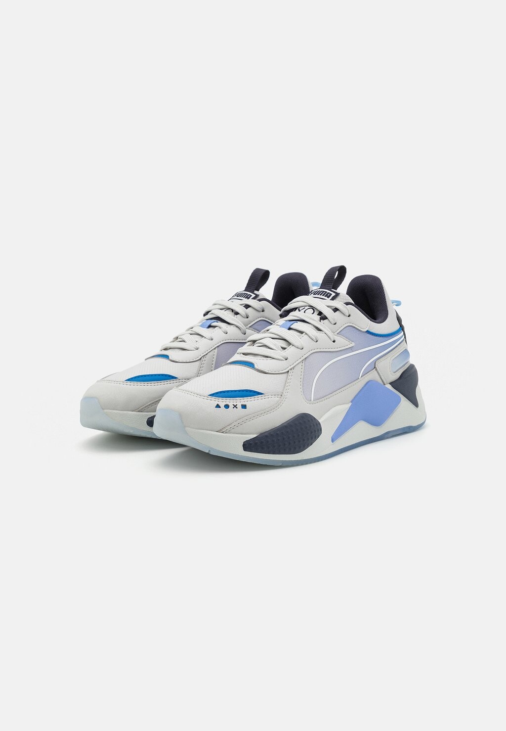 

Кроссовки Rs-X Playstation Unisex Puma, ледниково-серый/голубое небо