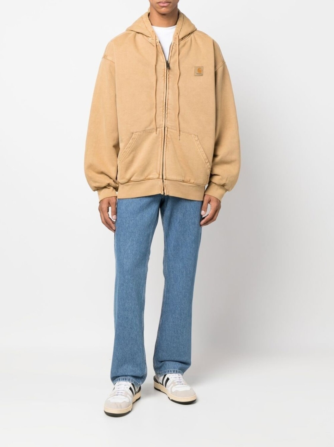 

Carhartt WIP худи Vista на молнии, нейтральный цвет