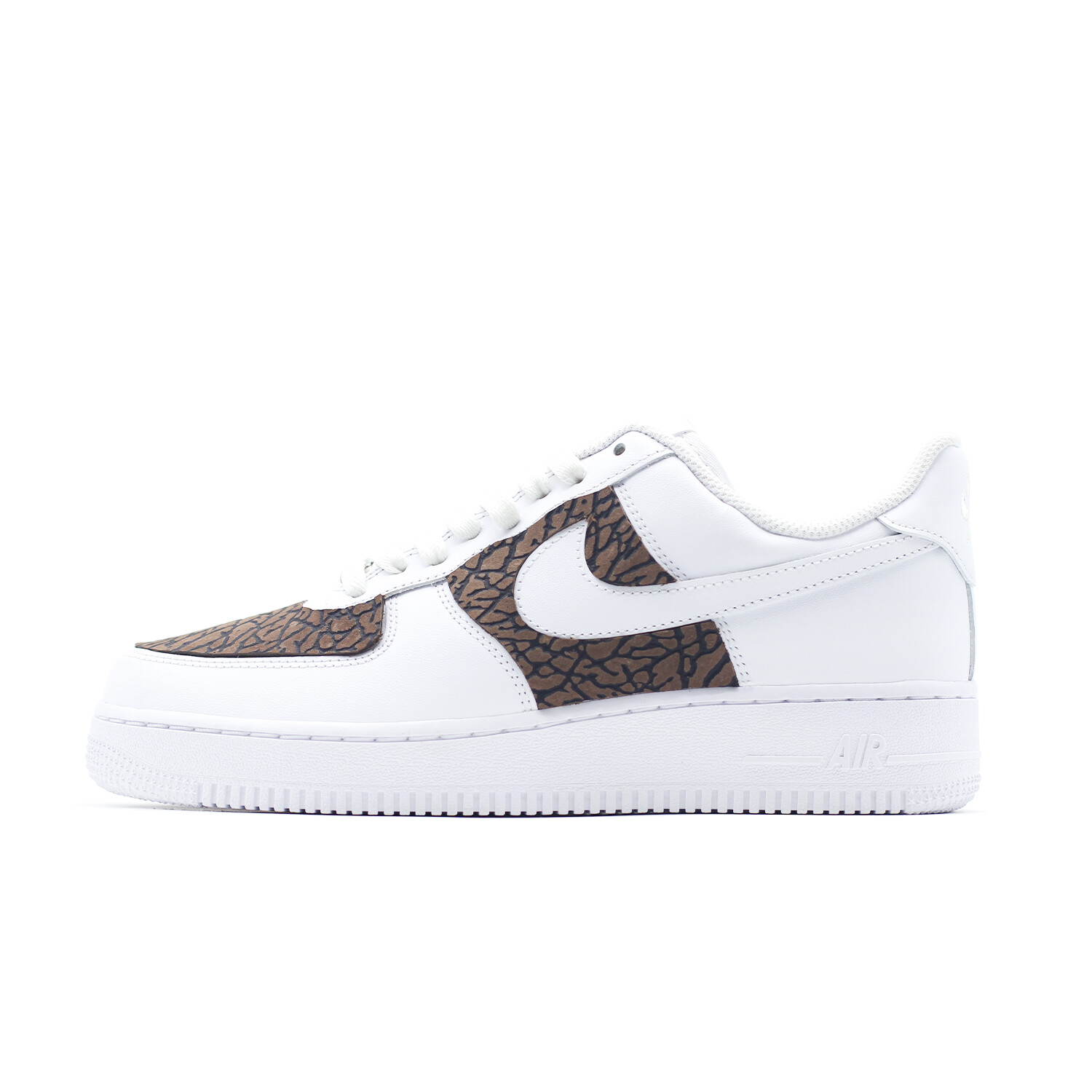 

Кроссовки Nike Air Force 1 Skateboarding Shoes Men Low-top White/Brown, коричневый