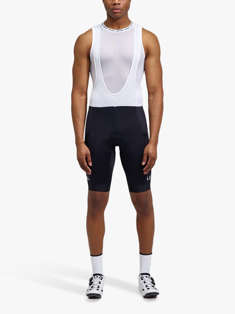 цена Спортивные велосипедные шорты-карго с нагрудником Le Col, черно-белый