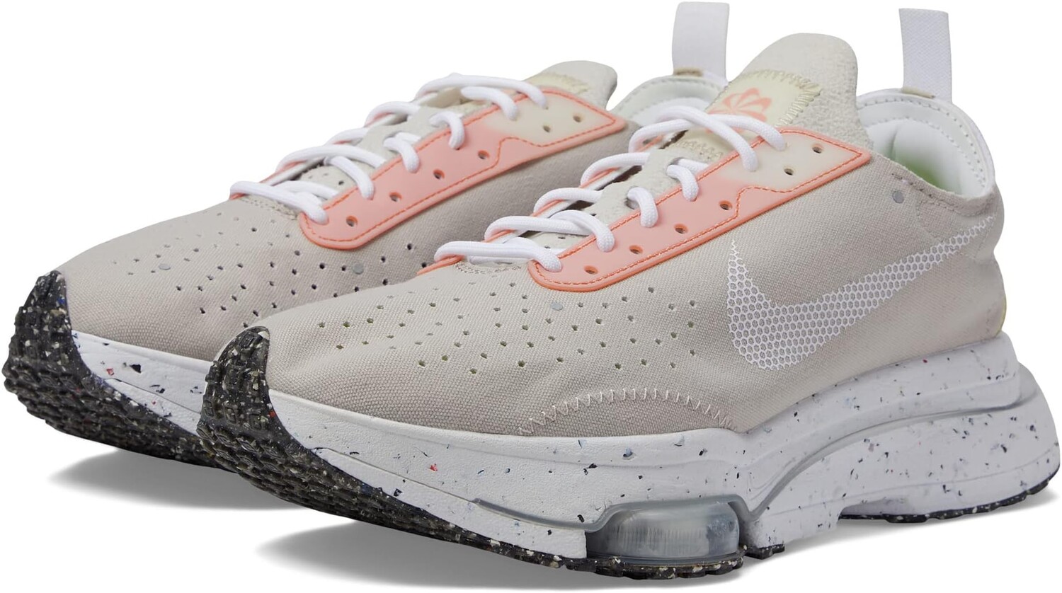 

Кроссовки Air Zoom-Type Crater Nike, цвет Cream II/White/Orange/Black