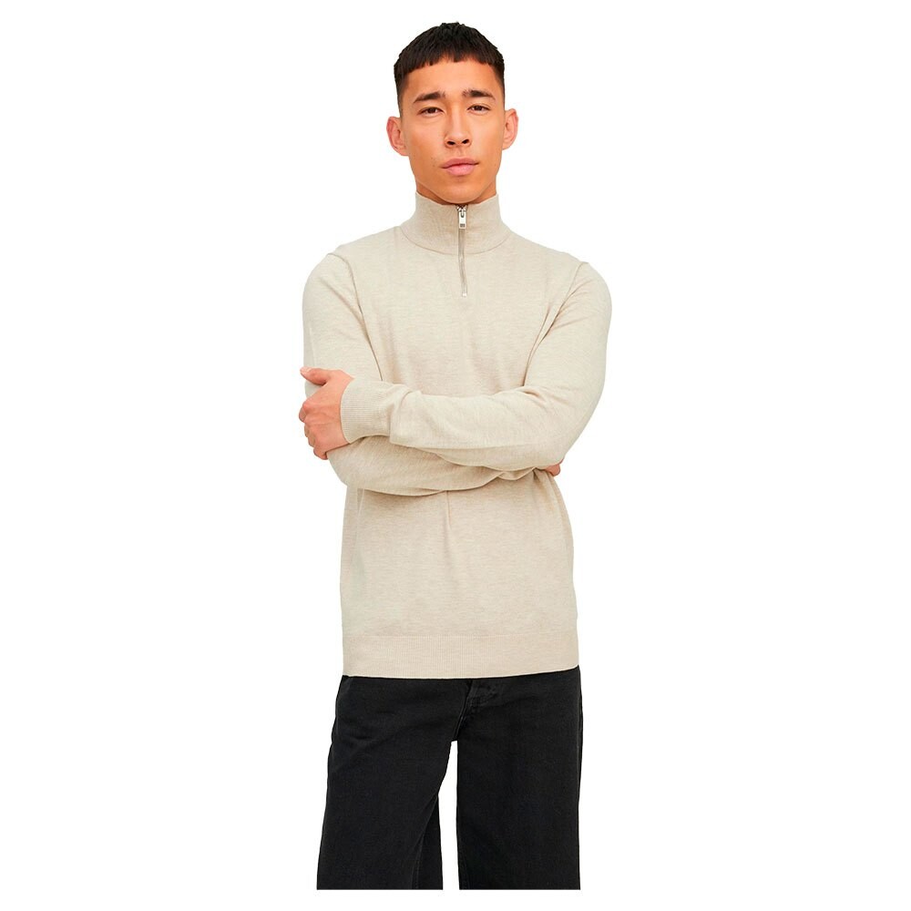 

Свитер Jack & Jones Emil Half Zip, бежевый