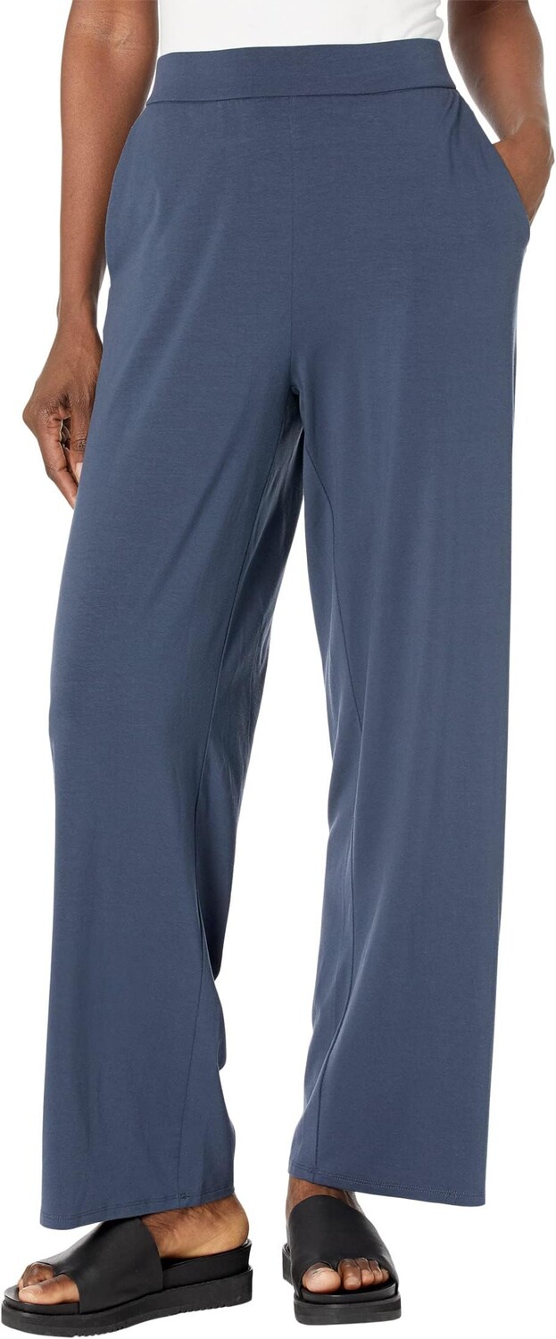 

Прямые брюки полной длины Eileen Fisher, цвет Ocean
