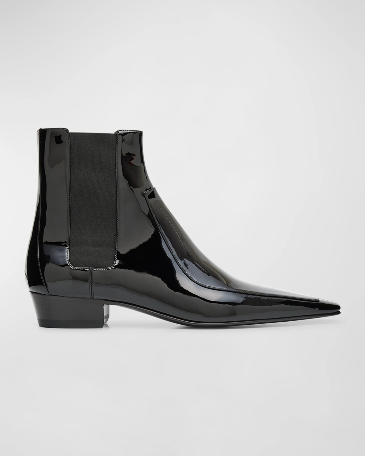 

Мужские лакированные ботинки челси Jose 30 Saint Laurent, цвет Nero
