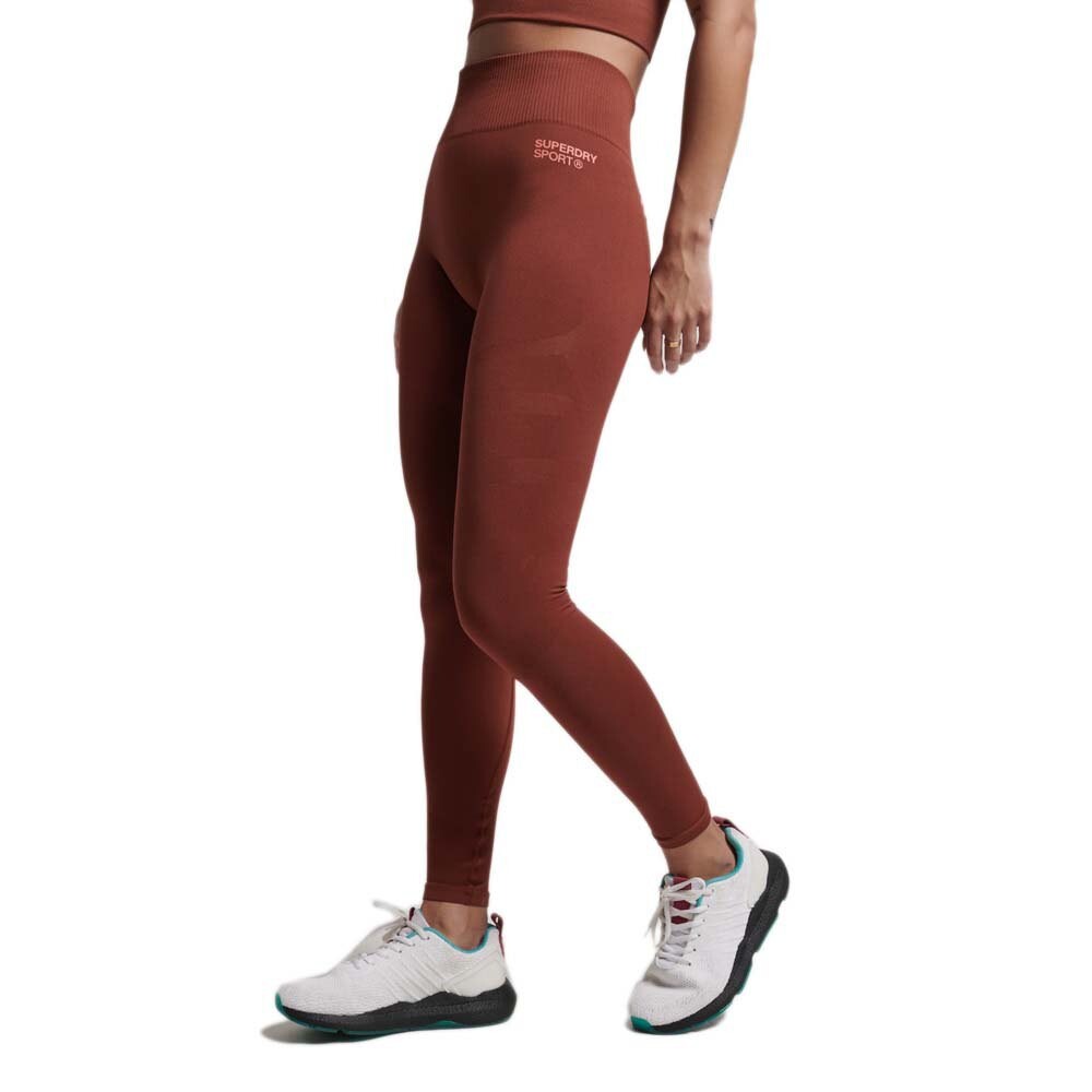 

Леггинсы Superdry Core 7/8, коричневый